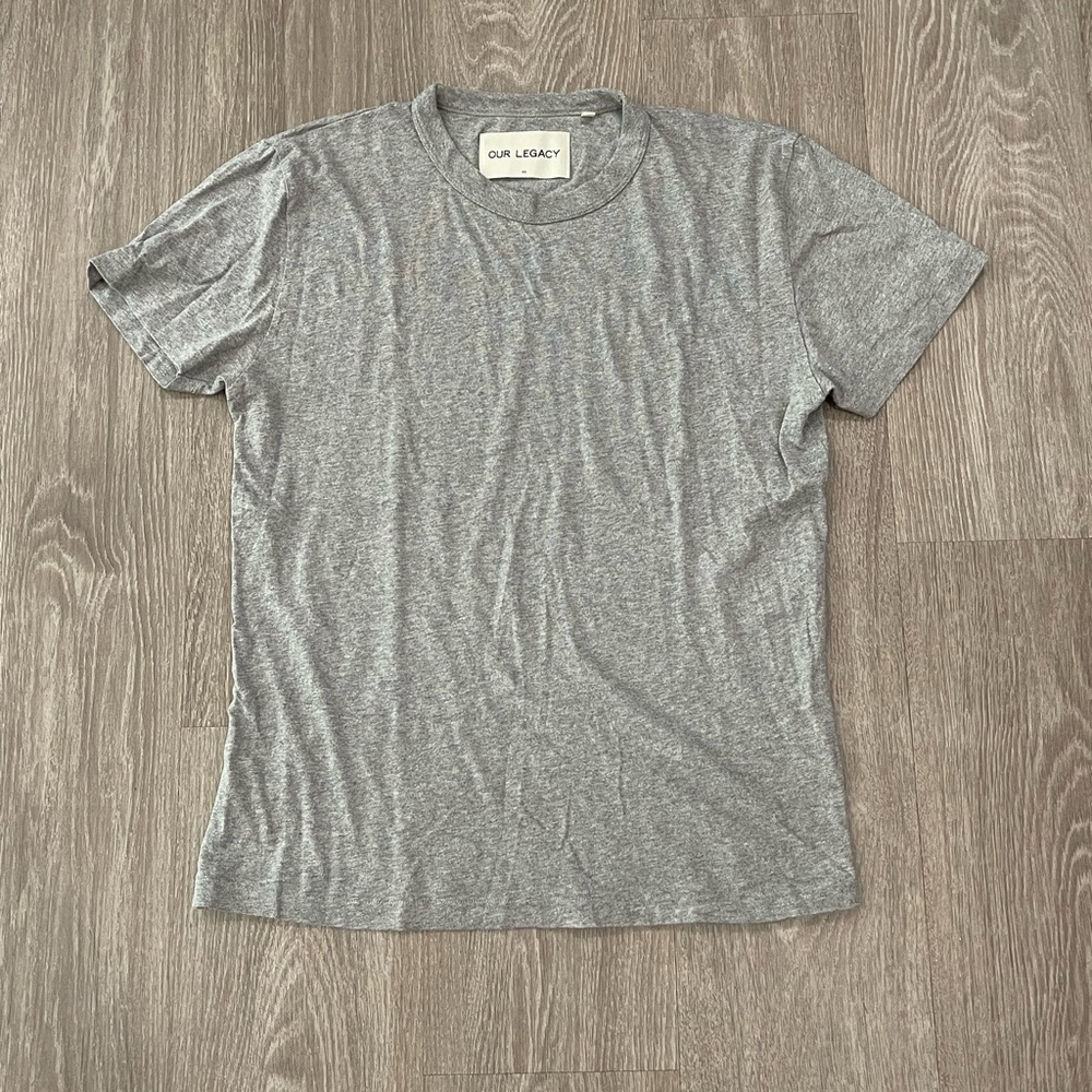 Our Legacy Grey Melange Army Jersey Sz. S